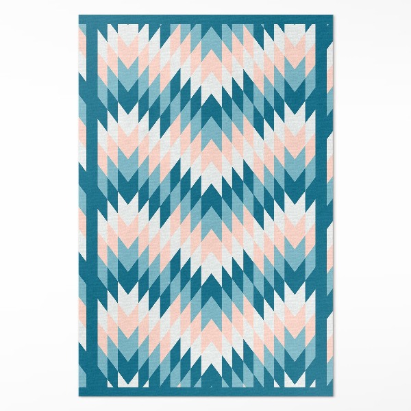 Pvc teppich Geometrisches Fischgrätenmuster modernes Design