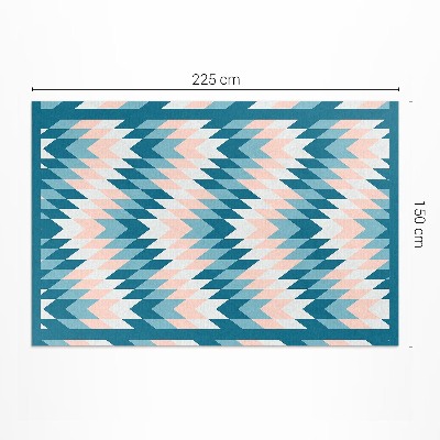 Pvc teppich Geometrisches Fischgrätenmuster modernes Design