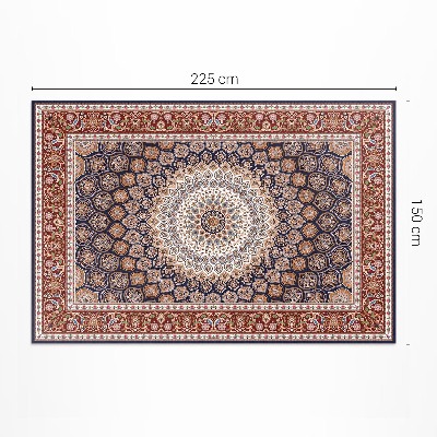 Vinyl teppich läufer Mandala im türkisch-persischen Stil