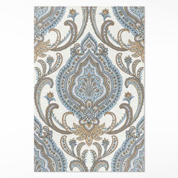 Teppich pvc Orientalische Blumen dekoratives florales Motiv