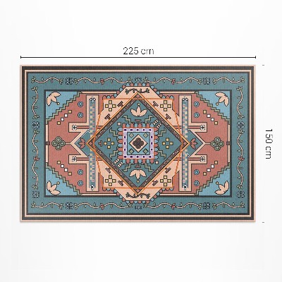 Vinyl teppich läufer Arabisches geometrisches Ornamentmuster