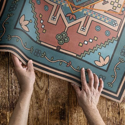 Vinyl teppich läufer Arabisches geometrisches Ornamentmuster