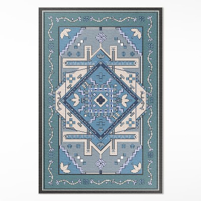 Teppich pvc Arabisches geometrisches ornamentales Muster