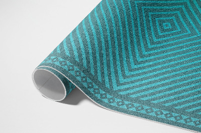 Teppich auf pvc Geometrische Rhomben moderne Linien