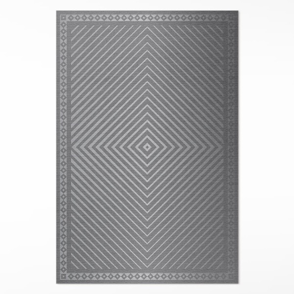 Vinyl teppich Geometrische Rautenmusterlinien
