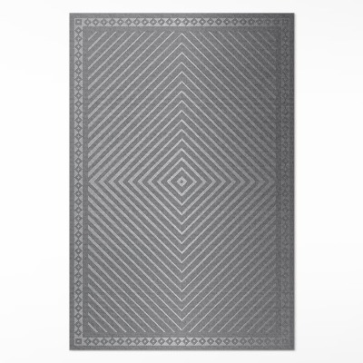 Vinyl teppich Geometrische Rautenmusterlinien
