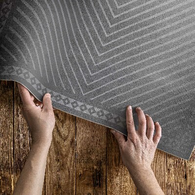 Vinyl teppich Geometrische Rautenmusterlinien