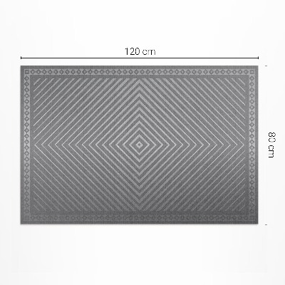 Vinyl teppich Geometrische Rautenmusterlinien