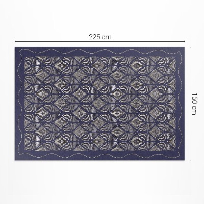 Pvc teppich Geometrisches Flechtmuster