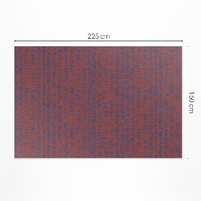 Teppich pvc Teppichgeflecht Imitation Boho Stoff