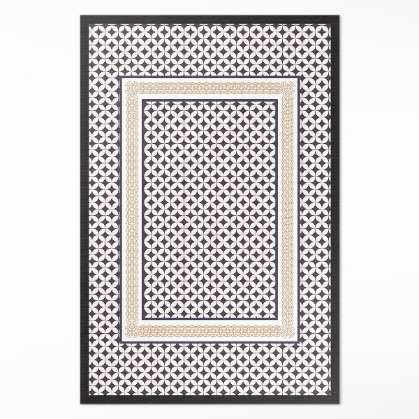 Vinyl teppich Geometrisches Karomuster elegantes Mosaik