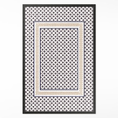 Vinyl teppich Geometrisches Karomuster elegantes Mosaik