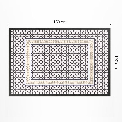 Vinyl teppich Geometrisches Karomuster elegantes Mosaik