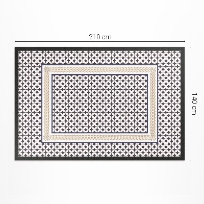 Vinyl teppich Geometrisches Karomuster elegantes Mosaik