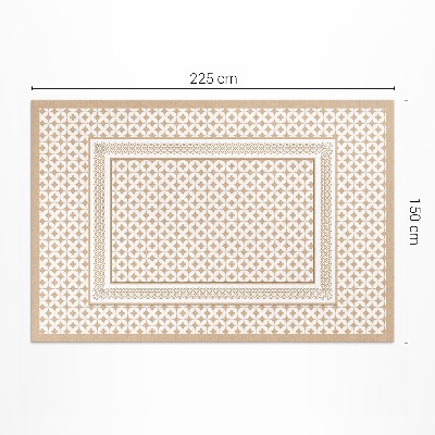 Pvc teppich Geometrisches Karomuster Mosaik Glamour