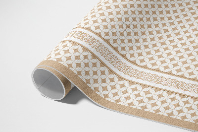 Pvc teppich Geometrisches Karomuster Mosaik Glamour