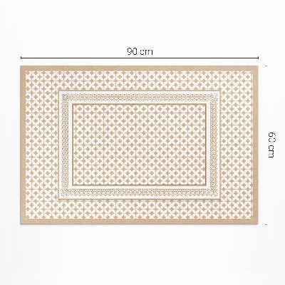 Pvc teppich Geometrisches Karomuster Mosaik Glamour