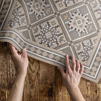 Vinyl teppich Arabisches geometrisches orientalisches Muster