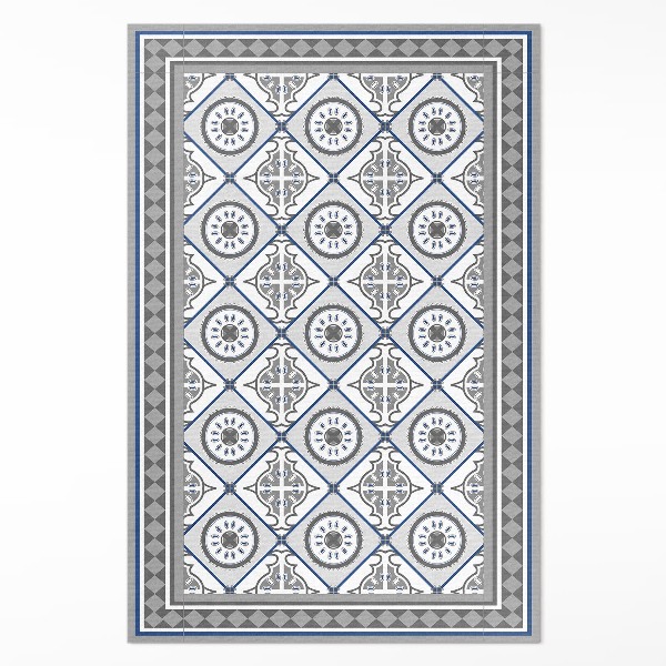 Vinyl teppich läufer Geometrische Rhomboid-Zierfliese