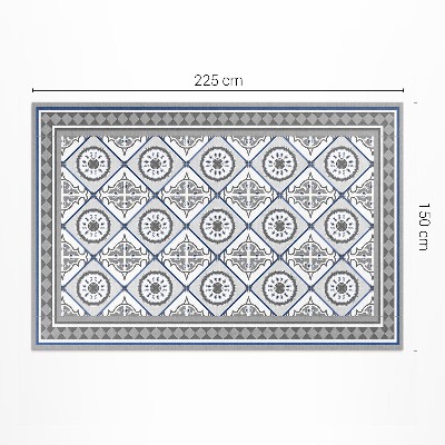 Vinyl teppich läufer Geometrische Rhomboid-Zierfliese