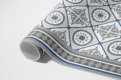 Vinyl teppich läufer Geometrische Rhomboid-Zierfliese