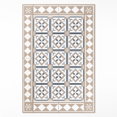 Pvc teppich Rhombus Quadrat elegante Fliesen