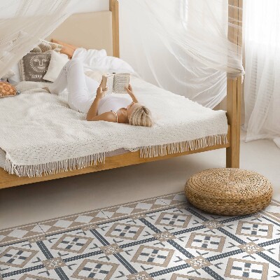 Pvc teppich Rhombus Quadrat elegante Fliesen
