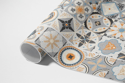 Vinyl teppich läufer Spanische fliesen pastell mosaik