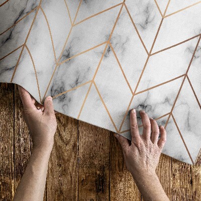 Vinyl teppich Fischgrätenmarmor moderne Linien
