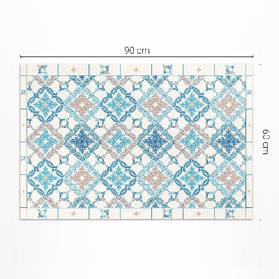 Teppich auf pvc Geometrisches Geflecht dekorative fliesen
