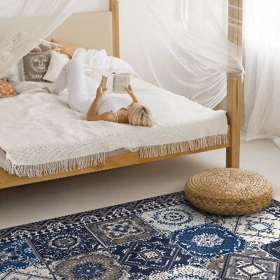 Teppich pvc florale fliesen elegante fliesen