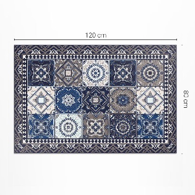 Teppich pvc florale fliesen elegante fliesen