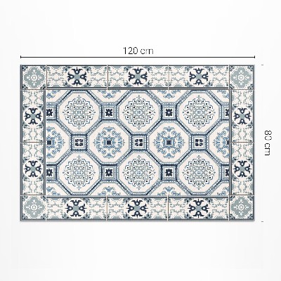 Teppich auf pvc Geometrische Formen elegante fliesen