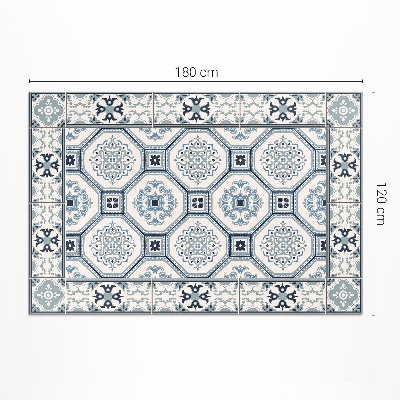 Teppich auf pvc Geometrische Formen elegante fliesen