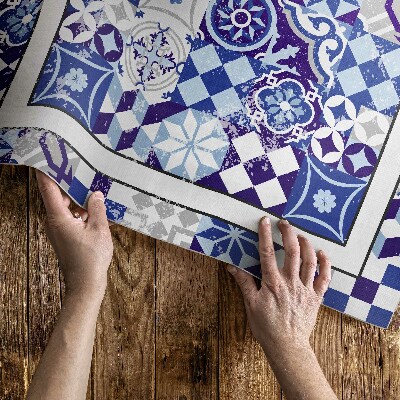 Vinyl teppich Spanische Fliesen dekoratives Mosaik