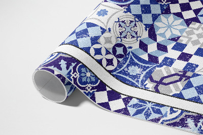 Vinyl teppich Spanische Fliesen dekoratives Mosaik