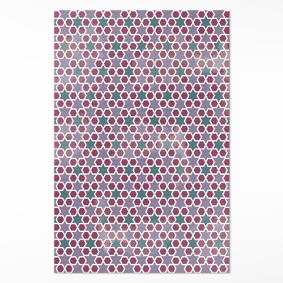 Teppich auf pvc Geometrische Sterne feines Mosaik