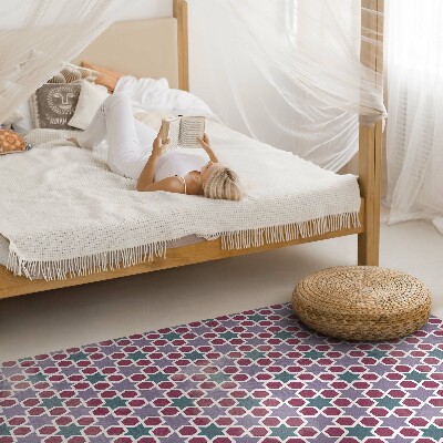 Teppich auf pvc Geometrische Sterne feines Mosaik