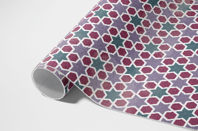Teppich auf pvc Geometrische Sterne feines Mosaik