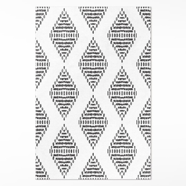 Teppich pvc Rhomben mit Linien