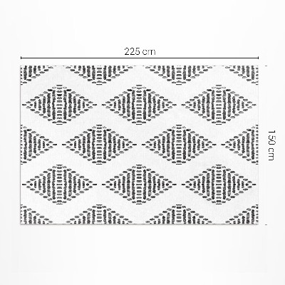 Teppich pvc Rhomben mit Linien