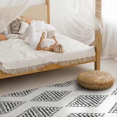 Teppich pvc Rhomben mit Linien