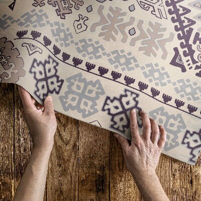 Vinyl teppich läufer Wandteppich Textur gemustertes Design