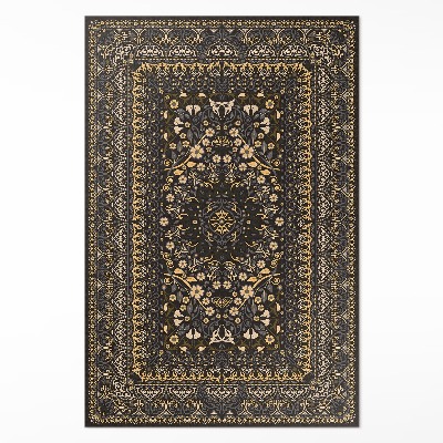 Teppich auf pvc Pflanzendekoration ornamentales Muster