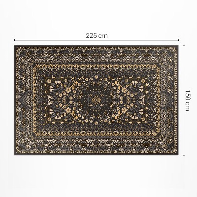 Teppich auf pvc Pflanzendekoration ornamentales Muster