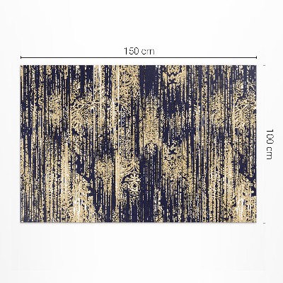 Pvc teppich Textur eines schäbigen Vintage-Boho-Stoffes