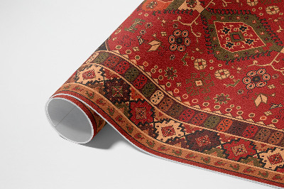 Vinyl teppich läufer Antike Blumenmotive im Vintage-Stil