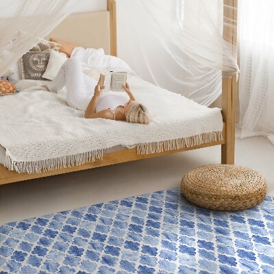 Teppich auf pvc Mediterrane Mosaik-Aquarellfliesen
