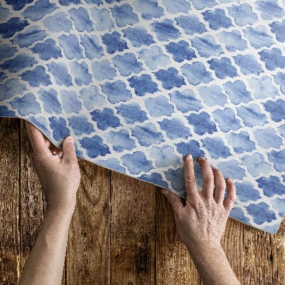 Teppich auf pvc Mediterrane Mosaik-Aquarellfliesen