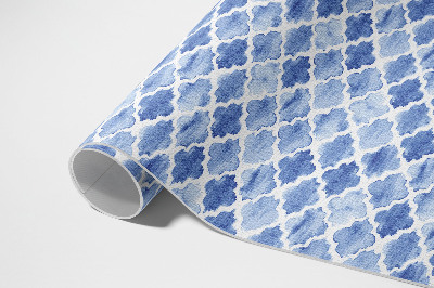 Teppich auf pvc Mediterrane Mosaik-Aquarellfliesen